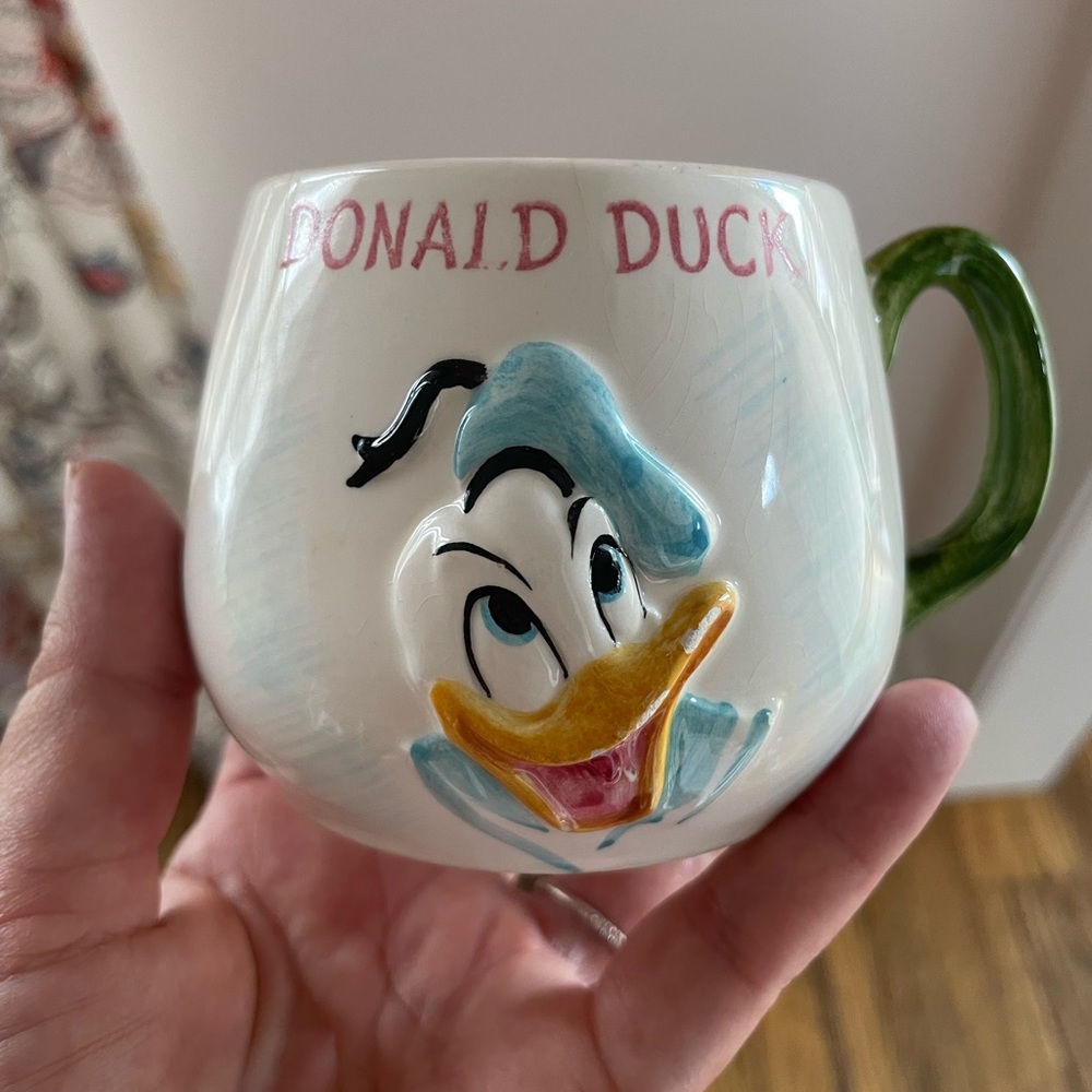 Vintage Donald Duck Disney mug